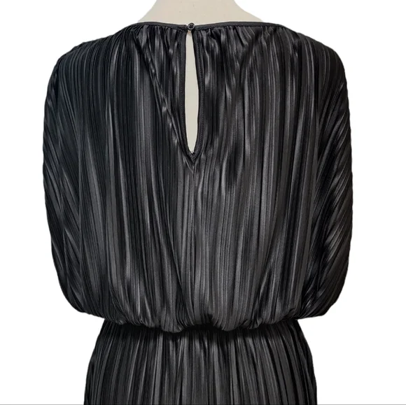 Banana Republic Black Dress | Black Long Pleated Dress for Women Size Sm… - Picture 16 of 17